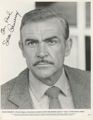 Connery, Sean. (1930–2020) "Cuba" - Signed Photograph