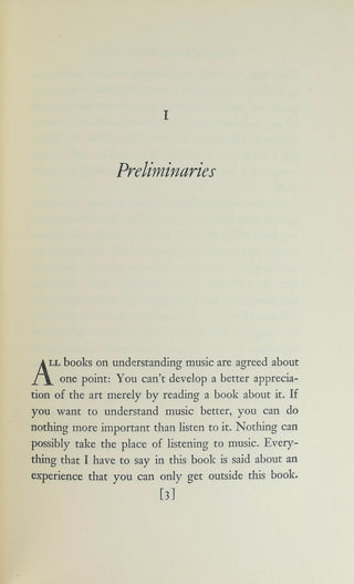 Copland, Aaron. (1900–1990) "What To Listen For In Music" - Signed