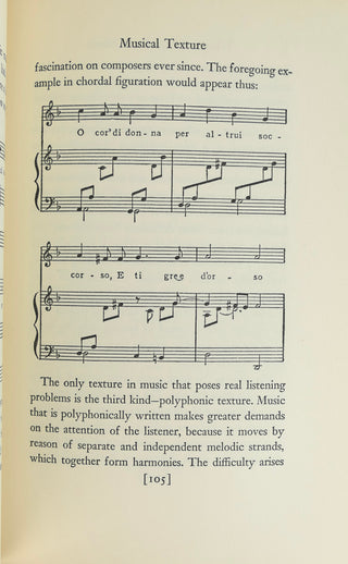 Copland, Aaron. (1900–1990) "What To Listen For In Music" - Signed