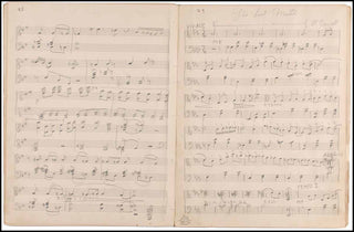 Cowell, Henry. (1897 - 1965) Encores. Opus I. - Autograph Manuscript and Archive