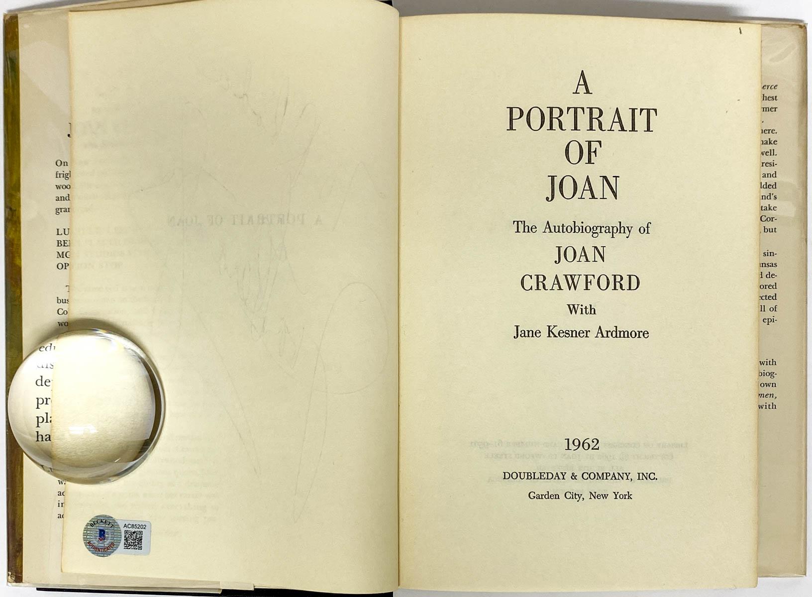 Crawford, Joan. (1905-1977) A Portrait of Joan: An Autobiography
