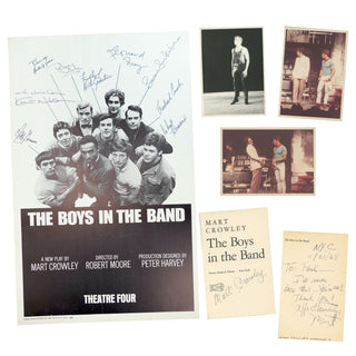 Crowley, Mart. (1935-2020) & Frey, Leonard. (1938–1988) & La Tourneaux, Robert. (1940–1986) "The Boys in the Band" Collection incl. Signed Poster and Photographs