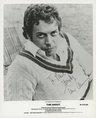 Curry, Tim. (1946–2026) "The Shout" - Signed and Inscribed Promotional Photograph