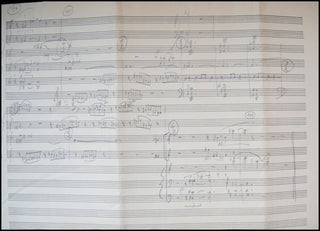 Dallapiccola, Luigi. (1904–1975) Important Autograph Manuscript, "Ulysses."