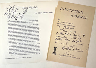 [Dance] Terry, Walter. (1913–1982) & Nikolais, Alwin. (1910–1993) & Dudinskaya, Natalia. (1912–2003) & Grant, Alexander. (1925–2011) & Ostergaard, Solvejg. (1939–1999) & Kehlet, Niels. (b. 1938) & Hart, John. (1921–2015) & Fonteyn, Margot. (1919–1991) & L