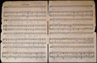 De Koven, Reginald.  (1859-1920) "Roses," Op. 209, no. 3 - Autograph Musical Manuscript