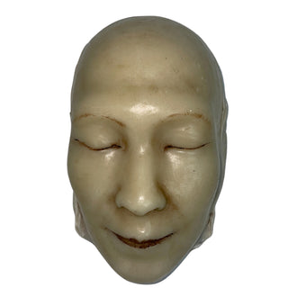 [Anatomy] Three Wax Death Masks, ca. 1900