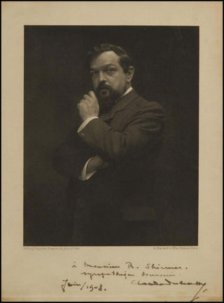 Debussy, Claude. (1862-1918) Signed Photograph to Schirmer