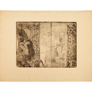 Degas, Edgar. (1834 - 1917) Loges d'Actrices