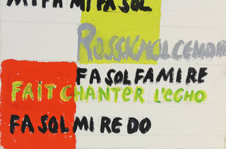 Delaunay, Sonia. (1885–1979) [Damase, Jacques. (1930–2014)] Projet pour la lettre R, ca. 1970