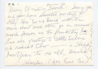 [Diamond, David. (1915–2005)] Despiau, Charles. (1874–1946) & Agee, James. (1909–1955) & Broch, Hermann. (1886–1951) & Green, Julien. (1900–1998) Collection of Letters to David Diamond