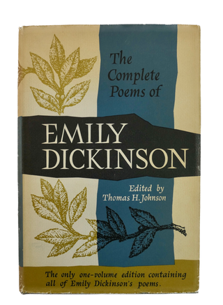 Dickinson, Emily. (1830–1886) [Bidart, Frank. (b. 1939)] "The Complete Poems of Emily Dickinson"