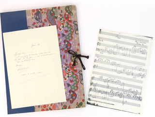 [Diderot, Denis. (1713–1784)] Rousseau, Jean Jacques. (1712 - 1778) [Rorem, Ned. (1923-2022)] Musique, Contenant 19 Planches...Vol. 7 - FROM THE LIBRARY OF NED ROREM