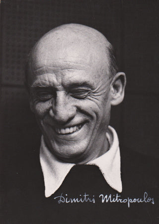 Mitropoulos, Dimitri. (1896–1960) Signed Photograph