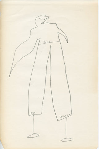 Dine, Jim. (b. 1935) [Apollinaire, Guillaume. (1880-1918)] 4 Original Drawings and 3 Books