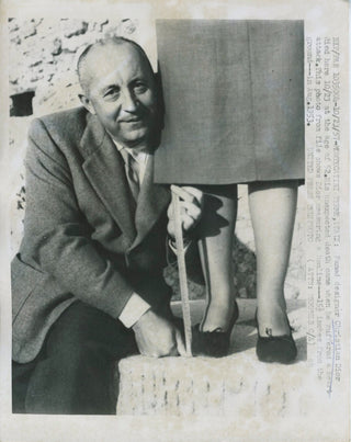 Dior, Christian. (1905 - 1957) Obituary Photograph, 1957