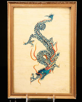 [Tattoo Flash] Peckham, George. Dragon, 1900