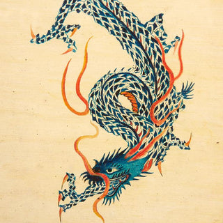 [Tattoo Flash] Peckham, George. Dragon, 1900
