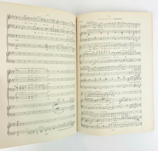 Dvorák, Antonín Leopold . (1841 - 1904) Requiem Mass for Soli, Chorus, and Orchestra... (Op. 89) - SIGNED SCORE