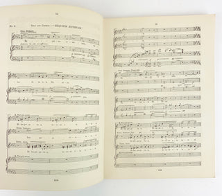 Dvorák, Antonín Leopold . (1841 - 1904) Requiem Mass for Soli, Chorus, and Orchestra... (Op. 89) - SIGNED SCORE