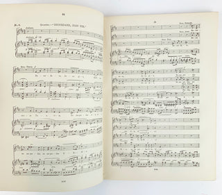 Dvorák, Antonín Leopold . (1841 - 1904) Requiem Mass for Soli, Chorus, and Orchestra... (Op. 89) - SIGNED SCORE