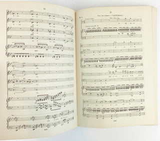 Dvorák, Antonín Leopold . (1841 - 1904) Requiem Mass for Soli, Chorus, and Orchestra... (Op. 89) - SIGNED SCORE
