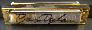Dylan, Bob. (b. 1941) Bob Dylan's Concert-Used & Signed Harmonica