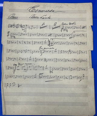 Drigo, Riccardo. (1846 - 1930) [Petipa, Marius. (1818 - 1910)] "Esmeralda. Valse Lente" - Autograph Musical Manuscript