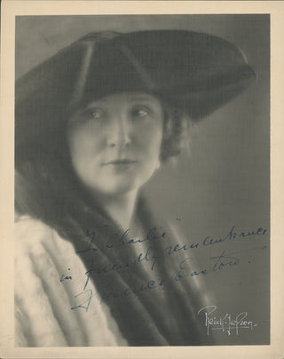 Easton, Florence. (1882–1955) Signed Photograph to Met/Chicago Rehearsal Pianist