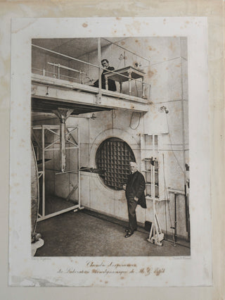 Eiffel, Gustave. (1832–1923) "Recherches expérimentales sur la résistance de l'air exécutées à la Tour Eiffel" - INSCRIBED PRESENTATION COPY TO HIS SON