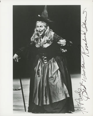 Elias, Rosalind. (1930–2020) "Nabucco," "Martha," "Così fan tutte" and More - Seven Signed Photographs