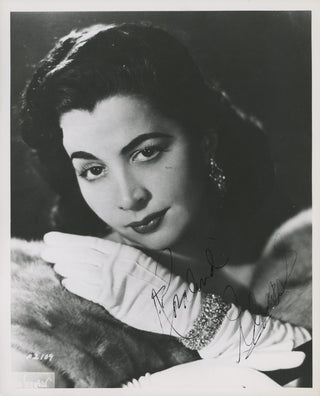 Elias, Rosalind. (1930–2020) "Nabucco," "Martha," "Così fan tutte" and More - Seven Signed Photographs
