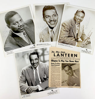 [Jazz] [Ellington, Duke. (1899-1974)] Signed Photographs