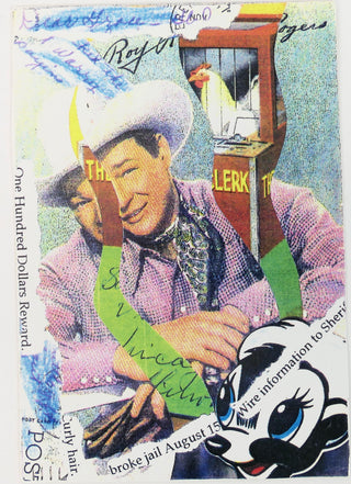 Elmslie, Kenward. (1929-2022) [Bidart, Frank. (b. 1939)] "Postcards on Parade" - Inscribed to Frank Bidart & With Original Artwork