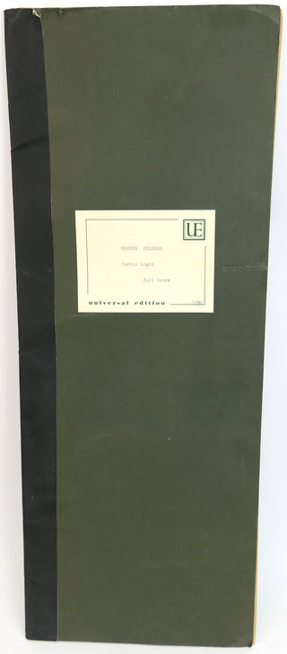 Feldman, Morton. (1926–1987) "Coptic Light" - Full Score