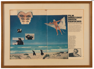 Fellini, Federico. (1920–1993) "L'Aquilone" (1978) -  Three Original Drawings for Playboy Magazine