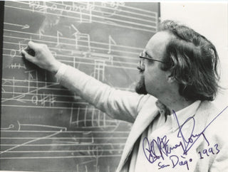 Ferneyhough, Brian. (b. 1943) Signed photograph