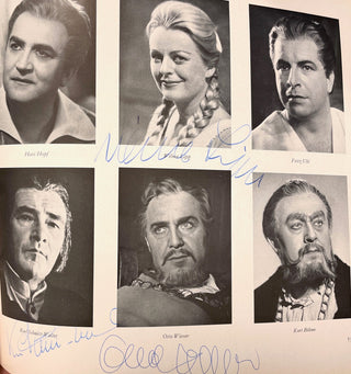 [Opera] Böhm, Karl. (1894–1981) & Thomas, Jess. (1927–1993) & Wiener, Otto. (1911–2000) & Malaniuk, Ira. (1919–2009) & Lipp, Wilma. (1925–2019) & Schmidt-Walter, Karl. (1900–1985) & Lenz, Friedrich. (1927–2015) & Benningsen, Lilian. (1924–2014) Signed pro