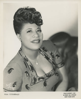 Fitzgerald, Ella. (1917–1996) Trio of Early Publicity Photographs