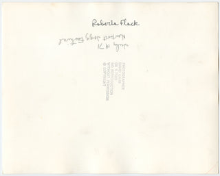 Flack, Roberta. (1937–2025) [Gahr, David. (1922–2008)] Original Photograph at the 1971 Newport Jazz Festival