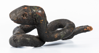 [Folk Art] Painted Root Snake, American, ca. late 19th C.