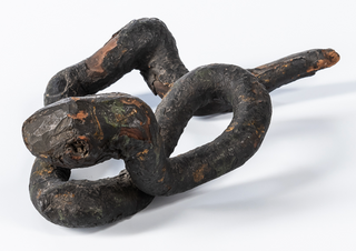 [Folk Art] Painted Root Snake, American, ca. late 19th C.