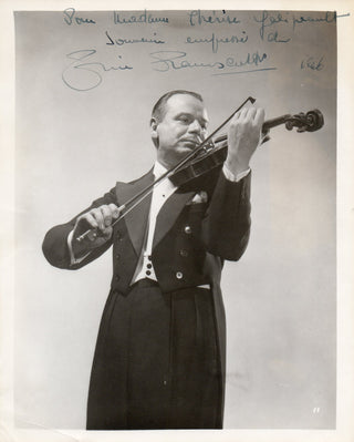 Francescatti, Zino. (1902 - 1991) Signed Photograph