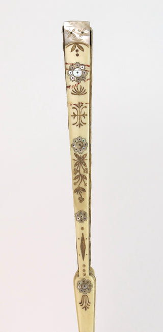 [Music Iconography] 18th Century French Painted Fan with Musical Scenes
