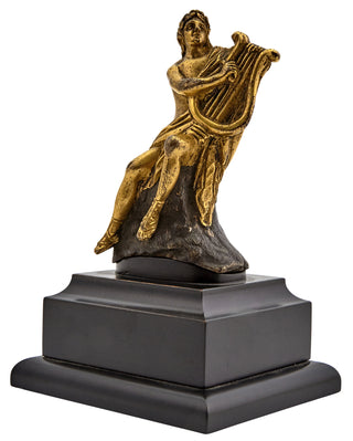[Music Iconography] [Orpheus] French Baroque Gilt Bronze Figure of Orpheus