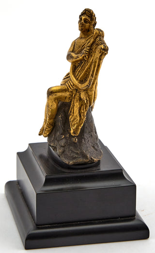 [Music Iconography] [Orpheus] French Baroque Gilt Bronze Figure of Orpheus