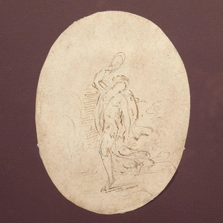 [Kauffmann, Angelica. (1741–1807)] FOLLOWER OF 18th Century Study of a Dancing Nymph