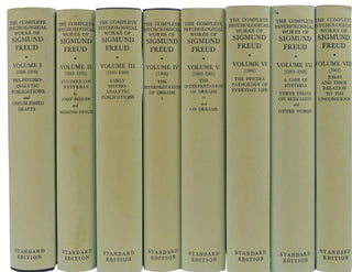 Freud, Sigmund. (1856-1939)  [Bidart, Frank. (b. 1939)] The Standard Edition of the Complete Psychological Works of Sigmund Freud - THE COPY OF FRANK BIDART