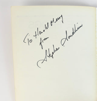 Sondheim, Stephen. (1930-2021) & Shevelove, Burt. (1915-1982) "The Frogs" - SIGNED SCRIPT