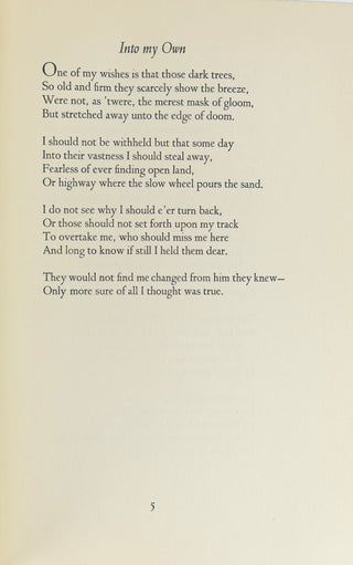 Frost, Robert. (1874 - 1963) "The Collected Poems of Robert Frost" - Signed